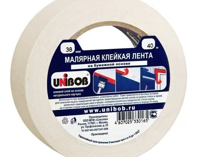 фото Лента малярная Unibob 48мм х 40м (36/6)