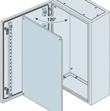 Фото №1 Корпус шкафа IP65 монтаж. плат. 600х600х250 ABB SRN6625K