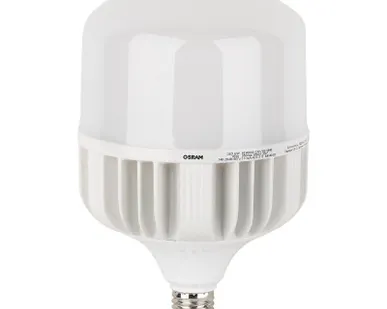 фото Лампа светодиодная LED HW T 65Вт (замена 650Вт) матовая 6500К холод. бел. E27/E40 6500лм угол пучка 200град. 140-265В PF&gt;/=09 OSRAM 4058075576919
