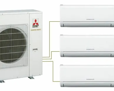 фото Монтаж мульти сплит-систем (3 внутренних блока 7-9)