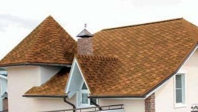 фото Карниз к гибкой черепице SHINGLAS синий