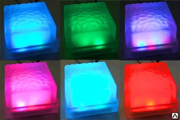 фото Плитка светодиодная (поликарбонат) 1.3W RGB