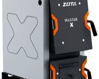 фото Твердотопливный котел длительного горения ZOTA Master X-20, 20 кВт, одноконтурный с плитой