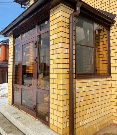 Фото №0 Входные группы из алюминия