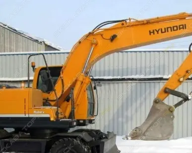 фото Аренда колесного экскаватора Hyundai R180W-9S, Москва