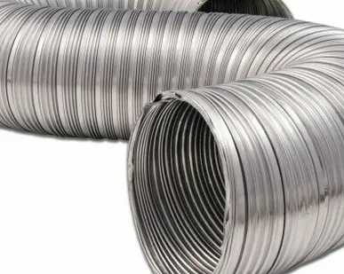 фото Газоход (дымоход) гофрированный 115 мм из нержавеющей стали, AISI 430, 0.8 мм, длина 3 метра