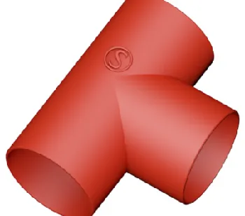 фото Тройник SML DN100х100х88гр