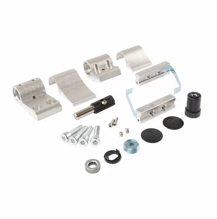 Фото №0 Петля дверная подшипникова ELEMENTIS new, 2-х секционная, м/о 67, крепление на хол. профиль, неокрашенная