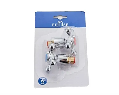 фото Ручка для смесителя с кран-буксой 1/2'' дюйма 20 шлицов на 180º, КОД: S044/ цена за 2 шт." /АКЦИЯ/