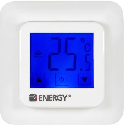 Фото №0 Терморегулятор Energy TK08 NEW белый термопласт