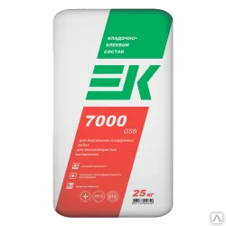фото Клей EK-7000 GSB для газо-пенобетонных блоков ЕК Кемикал