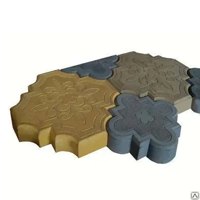 Фото №0 Брусчатка вибролитая "Краковский клевер"