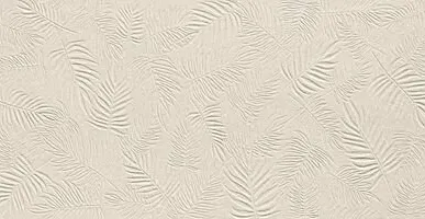 фото Atlas Concorde 3D WALL CARVE 3D Wall Carve Leaf Ivory 40x80 (A579) 40х80 Глазурованная керамическая плитка