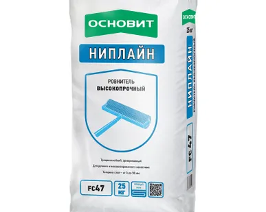 фото ОСНОВИТ Наливной пол НИПЛАЙН FC42 (Т-42) высокопрочный (25кг)
