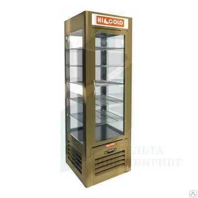 Фото №0 Витрина кондитерская вертикальная на низких ножках HICOLD VRC 350 I-Bz Sh
