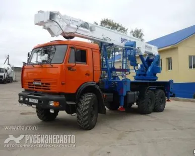 фото Автогидроподъемник ВИПО-36-01 на шасси КАМАЗ-43118 (6х6)