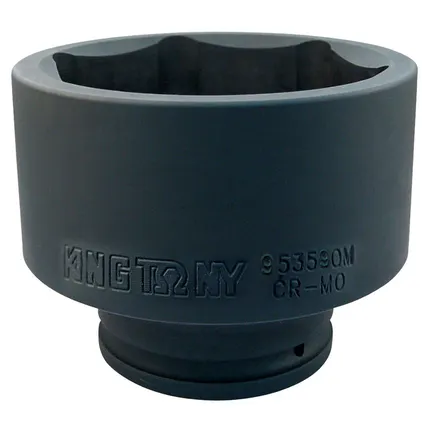 Фото №7 Головка торцевая ударная шестигранная 1 1/2 quot;, 95 мм KING TONY 953595M