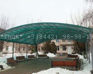 фото Арочные навесы