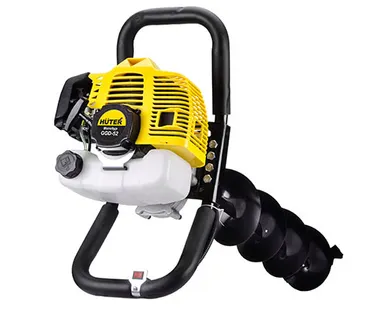 фото Мотобур бензиновый 70/13/1 Huter GGD-52, 52 куб.см, 2 кВт/2.7 л.с, без шнека