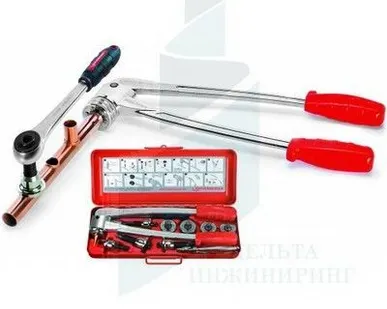 фото Набор Rothenberger КОМБИКИТ, экспандер+отбортовщик в одном наборе, 12-15-18