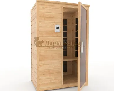 фото ДВУХМЕСТНАЯ ИК-САУНА С КАРБОНОВЫМИ ИЗЛУЧАТЕЛЯМИ