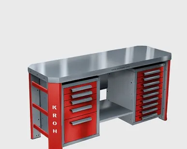 фото Верстак двухтумбовый слесарный ГЕФЕСТ-ВС-509