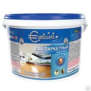 фото Лак EUROCLASS паркетный акриловый глянец 1л