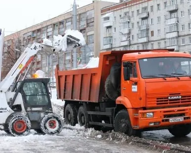 фото Вывоз и утилизация снега