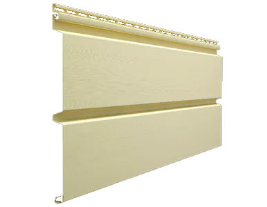 фото Виниловый сайдинг «БРУС» (D6S), PREMIUM (Банан)