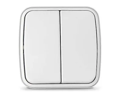 фото Выключатель 2-кл. ОП Электра 10А IP20 бел. Союз 0031