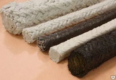 Фото №0 Набивка сальниковая асбестовая ГОСТ 5152-84 АСП, АПК, АГС, АГГ 4-50мм кг