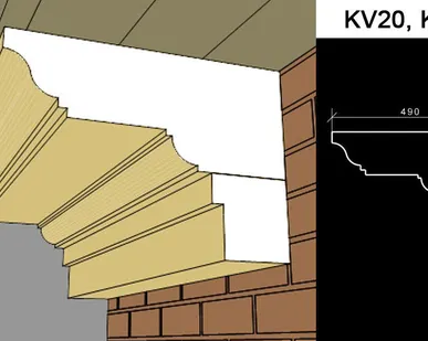 фото Венчающий карниз KV20