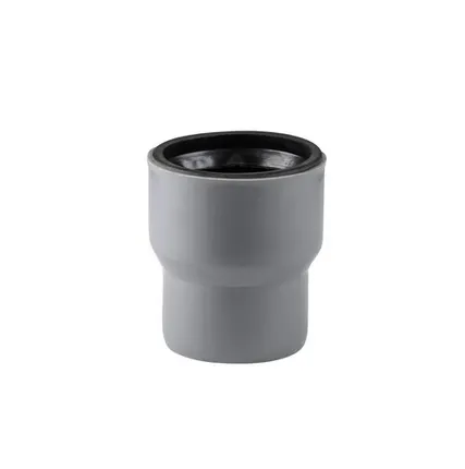 Фото №0 Переход с чугуна на пластик в комплекте с манжетой ВК ПП 110/124, серый,РТП