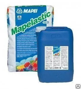 Фото №0 Гидроизоляция Mapei Мапеластик двухкомпонентная 32 кг