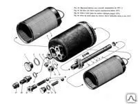 Фото №0 Элемент фильтрующий масляный "Нарва - 6 - 4 - 04"