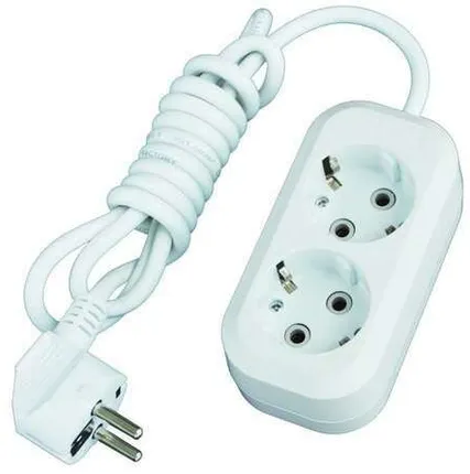 Фото №0 Удлинитель 2х5м с заземл. 13А IP20 Е-302 АБС-пл. ПВС 3х1 UNIVersal 9631974