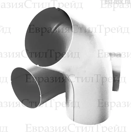 Фото №0 Угловое колено трубы 60 гр. D90 OSNO Цинк