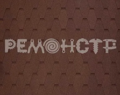 фото Гибкая черепица ТЕГОЛА ВЕСТ светло-коричневый (3,45м2) (1/48) П