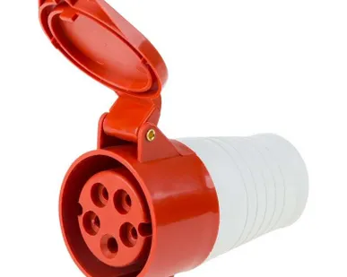 фото Розетка 215 переносная 3Р+РЕ+N 16А 380В IP44 Rexant 11-8920
