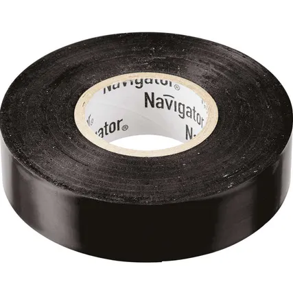 Фото №0 Изолента ПВХ 19мм (рул.20м) черн. NIT-A19-20/BL Navigator 71110