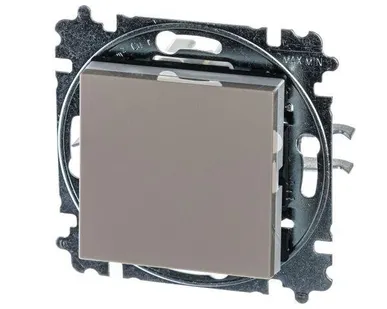 фото Выключатель 1-кл. СП Levit IP20 кофе макиато/бел. ABB 2CHH590145A6018