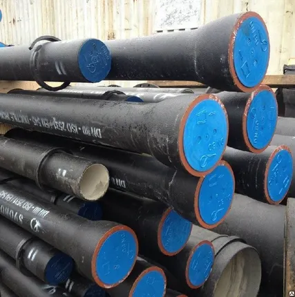 Фото №0 Труба чугунная оцинкованная ВЧШГ 1000 L=6м с ЦПП ГОСТ 9583-75