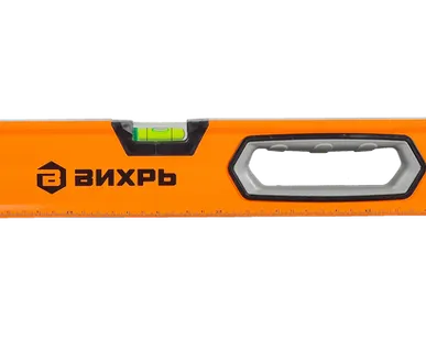 фото Уровень алюминиевый «Усиленный» 600мм 3 глазка фрезерованный Вихрь