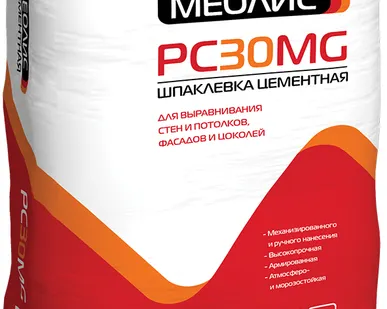 фото Шпаклёвка Меолис PC30 MG, 20 кг