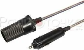 фото Удлинитель автоприкуривателя гнездо-штекер Rexant, 1.5 м