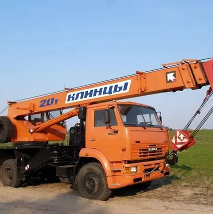 Фото №0 Автокран Клинцы 20 тонн 21 метр