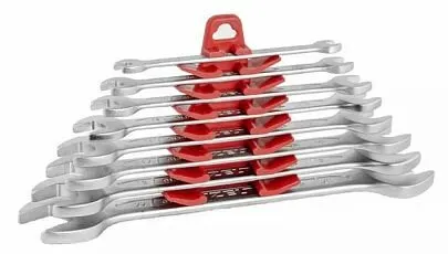 Фото №0 Набор ключей рожковых двусторонних, удлиненных 8 предметов 6-22 мм IZELTAS, 0130002108, 13000000048