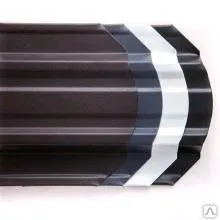 Фото №0 Штакетник металлический ЮНИКС Оц/118 ПОЛИМЕР МАТ, ПОЛУМАТ (PM) - 100 мкм