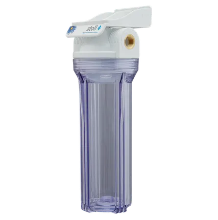 Фото №0 Корпус фильтра атолл Патриот SL10-1/2 прозрачный (без картриджа)
