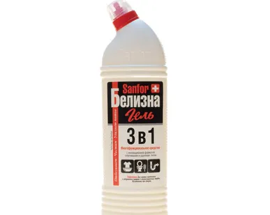 фото Белизна гель 1,0л Sanfor 3в1 с хлором